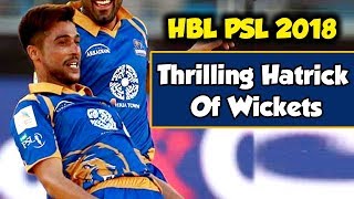 Thrilling Hatrick Of Wickets | Karachi Kings Won Against Peshawar Zalmi | HBL PSL 2018 | M1F1