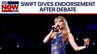 Taylor Swift Endorsement: artist announces support for president after first debate ends