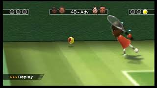 Wii Sports Tennis - CPU vs CPU Gameplay