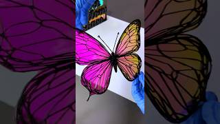 Looking for a Spring Craft That Shimmers? (DIY Butterfly) #art #diy #craft