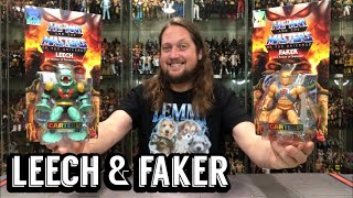 Faker He-Man \u0026 Leach Masters of the Universe Cartoon Collection Unboxing \u0026 Review!