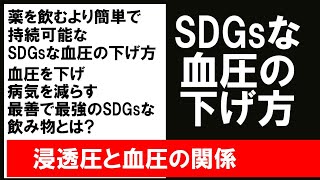 病気を減らすSDGsな血圧の下げ方　血圧を下げ、病気を減らす最善で最強のSDGsな飲み物とは？