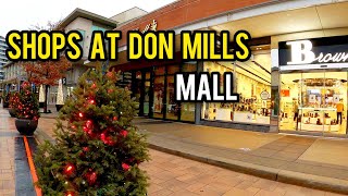 The Shops At Donmills Mall, Toronto, canada,4k