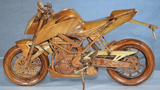 KTM DUKE 390  || How to Make Wooden Bike Model ||