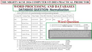 KCSE 2024 | Predictor Practical | Microsoft Access and Microsoft Word | All it takes to pass KCSE