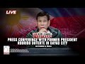 LIVE: Press Conference with Former President Rodrigo Duterte in Davao City | October 5, 2024