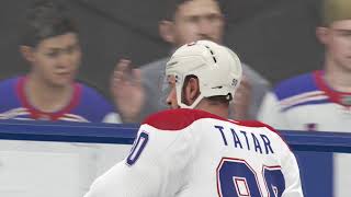 (EA SPORTS NHL 21) (Canadiens vs Rangers) Gameplay