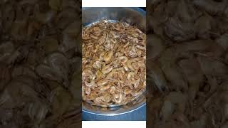 Small prawns fry #chhota Chingudi bhaja #ritu cook recipe #shorts