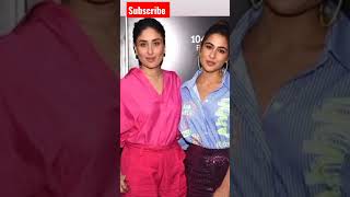 Sara Ali Khan with Step Mother Kareena Kapoor #shorts #youtubeshorts #shortsfeed #bollywood