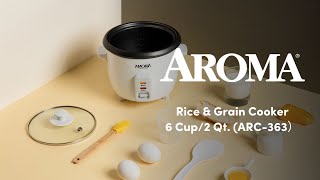 How to cook rice in your Aroma Pot Style rice cooker