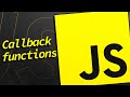Callback Functions in JavaScript #shorts