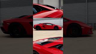 Lamborghini Aventador S goes Vengeance Red | #lamborghini #carwrap