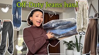 Off-Duty Jeans \u0026 Pants Haul😍 Korean baggy pants🫶Try on haul😍Honest review🫰Gangtok Sikkim❤️