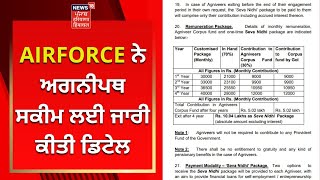 AIRFORCE ਨੇ Agnipath Scheme ਲਈ ਜਾਰੀ ਕੀਤੀ Detail | News18 Punjab