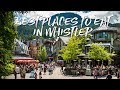 BEST FOOD SPOTS IN WHISTLER