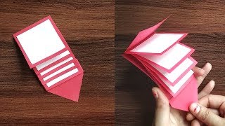 DIY - Water Fall Card For Multiple Messages | How To Make WaterFall Card