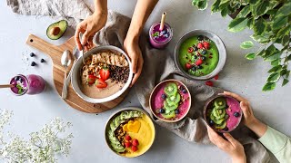 5 BREAKFAST SMOOTHIE BOWLS » easy + nutritious