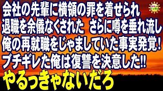 スカッとする話　会社の先輩に横領の罪を着せられ退職を余儀なくされた さらに噂を垂れ流し俺の再就職をじゃましていた事実発覚！ ブチギレた私は復讐を決意した!!