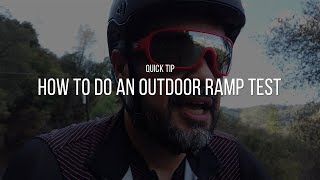 How To Do an Outdoor Ramp Test Using Training Peaks | Carbon Rider