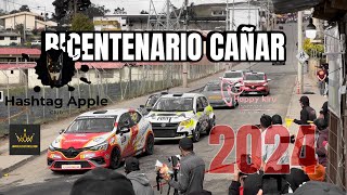 Carrera de carros Cañar 2024 Circuito Bicentenario, curva 1,2 y mas.