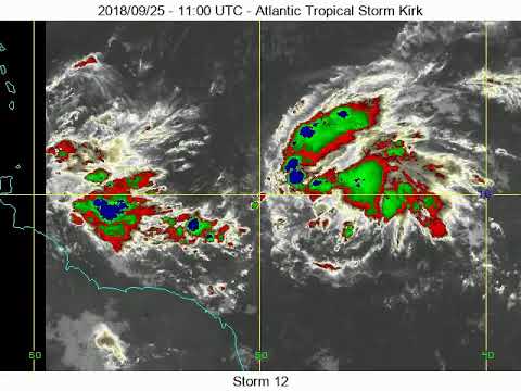 2018 Atlantic Hurricane Season: Tracked Storm #12 - Tropical Storm Kirk ...