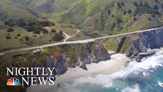 Landslide Buries Stretch Of Famous Hwy. 1 At California’s Big Sur | NBC Nightly News