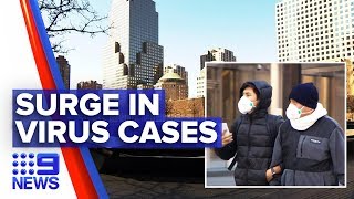 Coronavirus: More than 500 cases recorded in New York | Nine News Australia