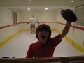 synthetic ice kwik rink in our basement