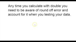 U1M3L3 - round off error