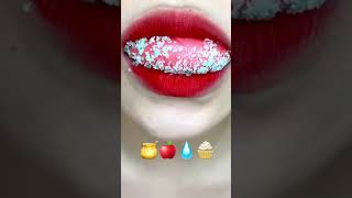 Asmr Eating - 🍯🍏💧🧁 | CR: @closerfood|edited by me #asmrsounds #asmrfood #asmremoji