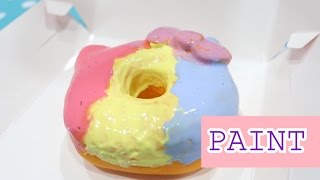 รีวิว เพ้นสกุชชี่คิตตี้ #ครั้งแรก   Paint  kitty Squishy  : Yaya Yah