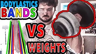 Travel workout | Bodylastics resistance bands REVIEW VS weights!