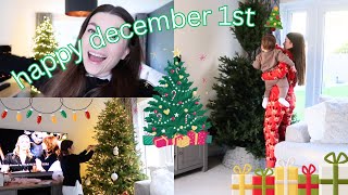 HAPPY VLOGMAS!! finally decorating our christmas treeeee 🎄