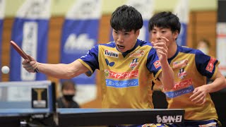 【卓球 Tリーグ公式】松山 祐季・髙見 真己 vs 田添 健汰・及川 瑞基  T FINAL GAME T.T彩たまvs木下マイスター東京