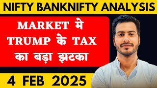 NIFTY PREDICTION FOR TOMORROW \u0026 BANKNIFTY ANALYSIS FOR 4 FEBRUARY 2025  | MARKET ANALYSIS  TOMORROW