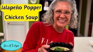 Jalapeño Popper Chicken Soup