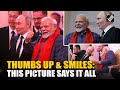 From carefree laughs to power ‘thumbs-up’, watch ‘Modi-Putin-XI’ candid moments at BRICS Summit 2024