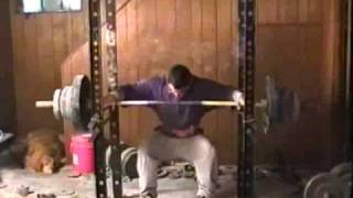 Brooks Kubik Bottom Position Squat 200kg (440lb) DRUG FREE