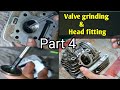 Bajaj CT 100 Restoration - Part 4 Head cleaning & Valve Grinding | HIndi