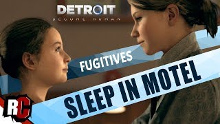 How to Sleep in Motel | Detroit Become Human (CHAPTER: Fugitives | Finding Cloths + 40 Dollars)