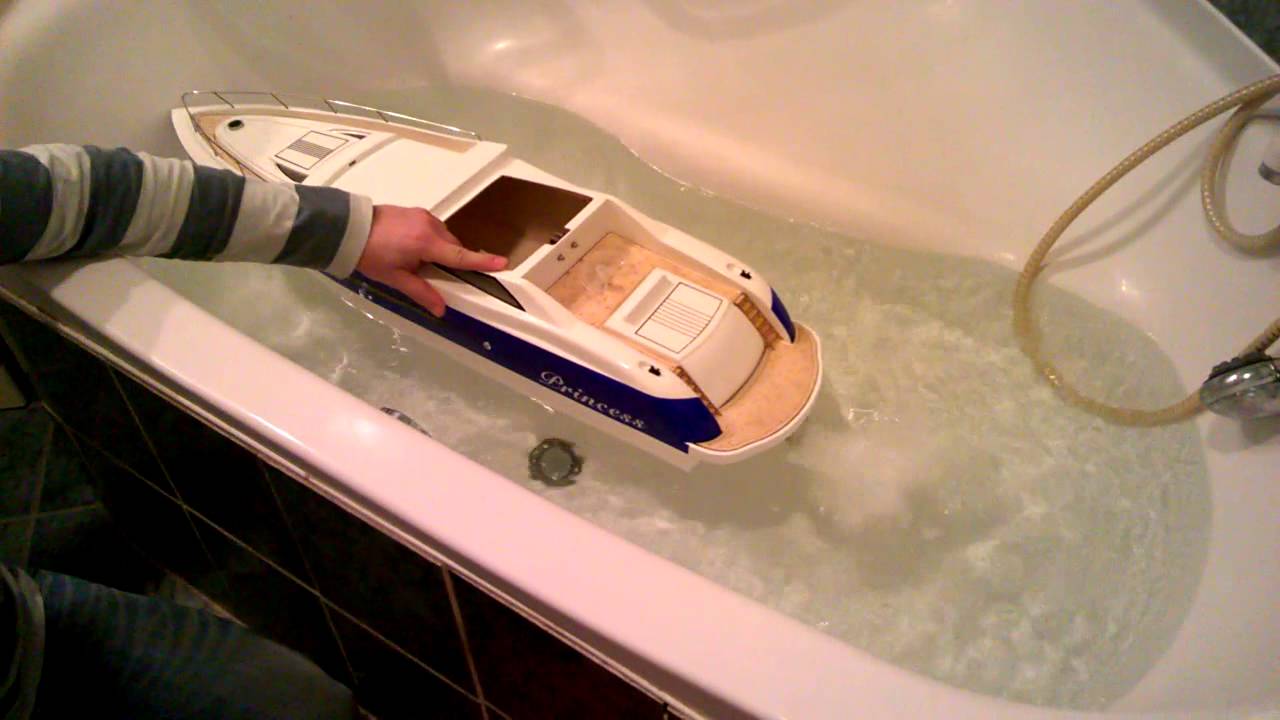 Princess RC Boat Engine Test - YouTube