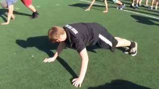 ECHS Football Workout Highlight