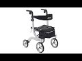 Drive Medical Nitro Euro Style Rollator Walker, Standard Height