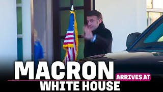 French President Macron arrives at white house | Meeting with US President Donald Trump |USA