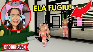 A MINI VICK FUGIU DE CASA no BROOKHAVEN!!! - ROBLOX