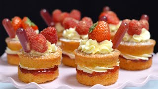 Mini Victoria Sponge Cakes