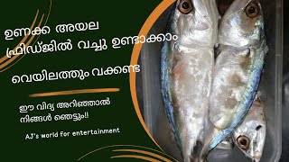 ഉണക്ക അയല ഇനി കടയിൽ നിന്നു വാങ്ങണ്ട| വെയിലത്തും വക്കണ്ട #dryfish #cookingtips #cooking