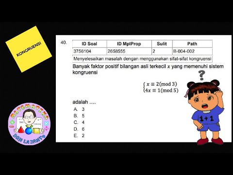 MASIH SOAL DARI KAWAN | SISTEM KONGRUENSI - MATEMATIKA