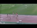 北日本インカレ　女子100m予選　20201017　大島