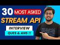 Top 30 Java 8 Stream API Interview Questions & Answers | Parallel Streams, Collectors, Lazy Loading